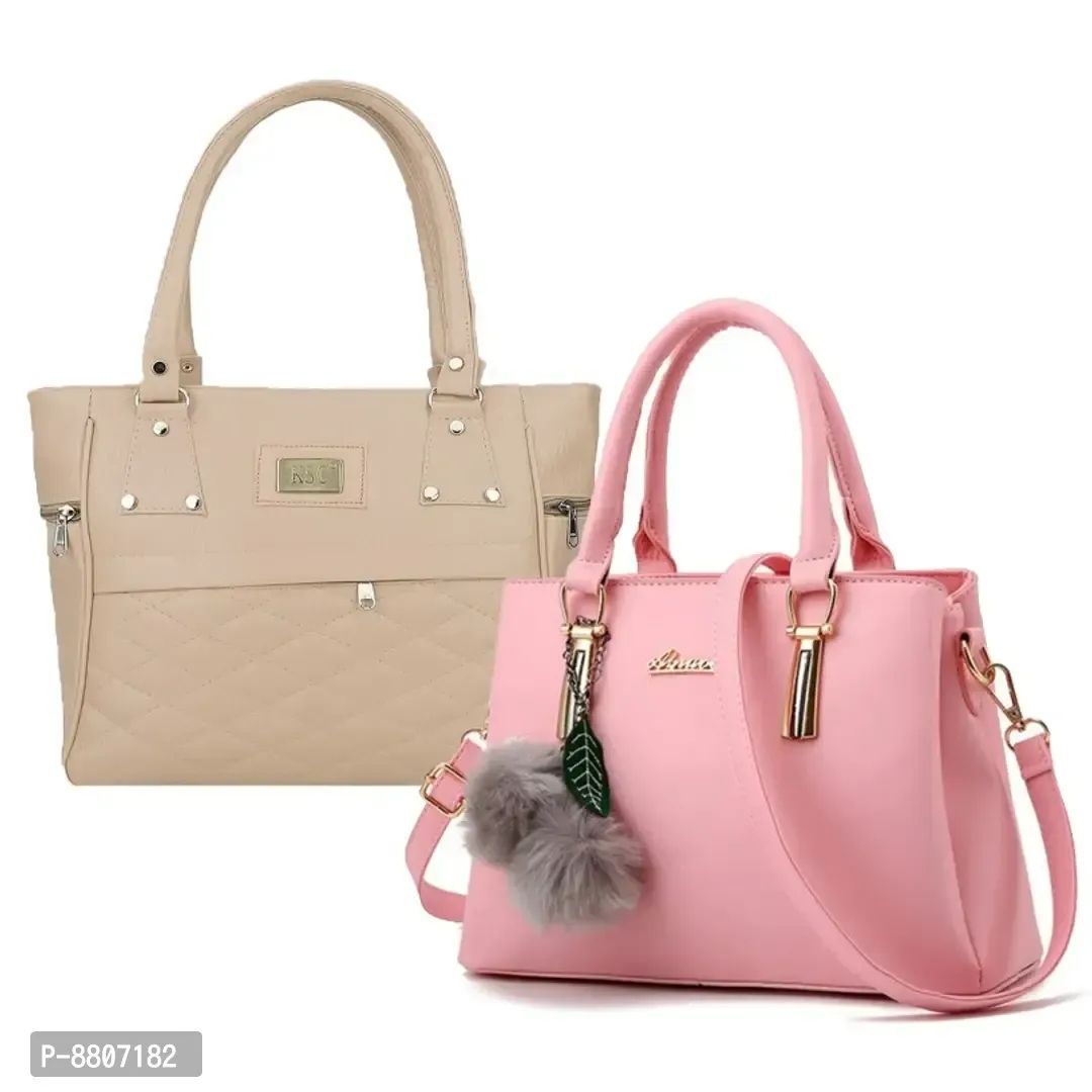 GM Creations ? PU Leather Latest Trendy Fashionable Ladies Top Handle  Handbag – SaumyasStore